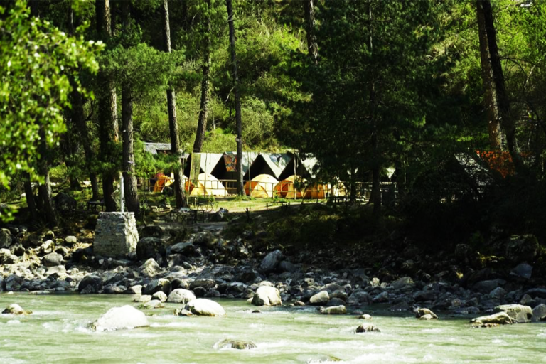 Riverside Camping in Kasol