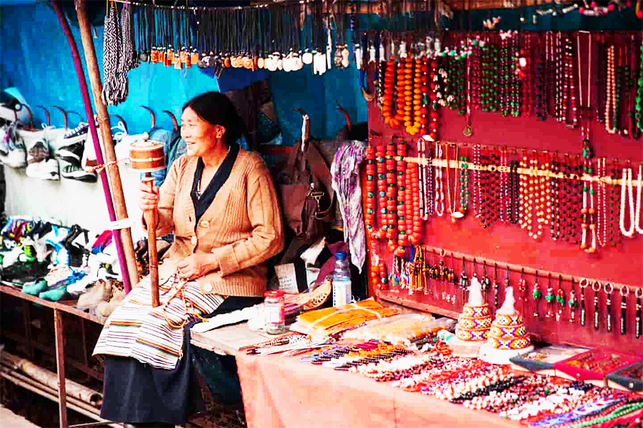 Tibetan Market in McLeod Ganj