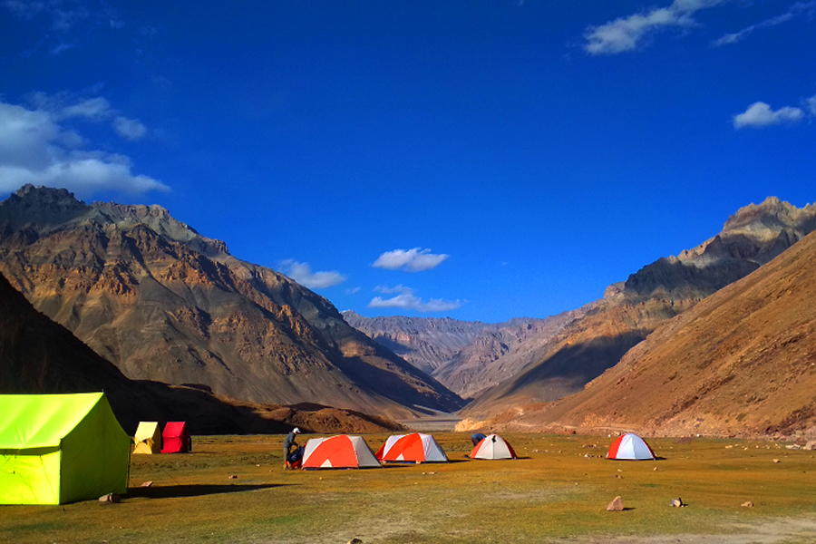 Camping in Spiti Valley