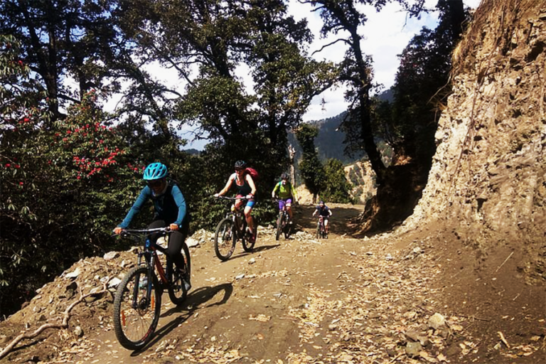 Mountain biking in Kufri