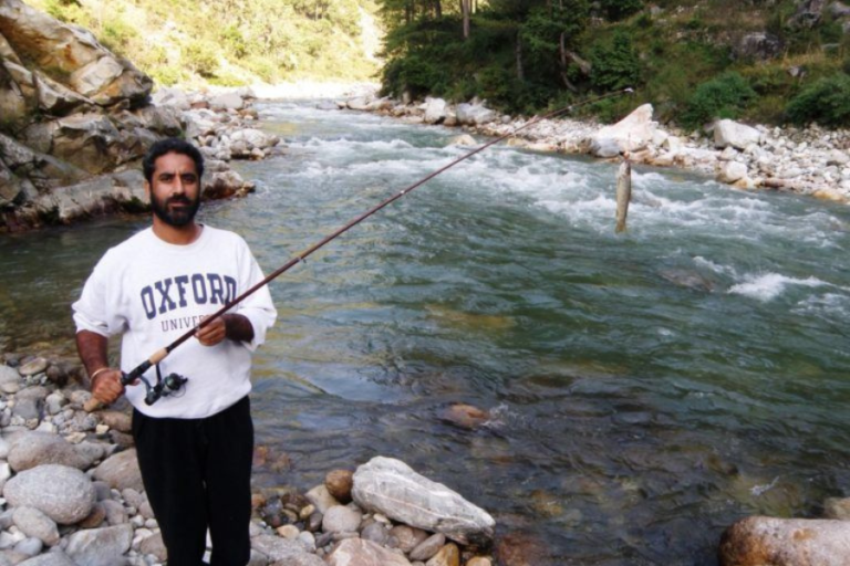 Fishing in Tirthan Valley