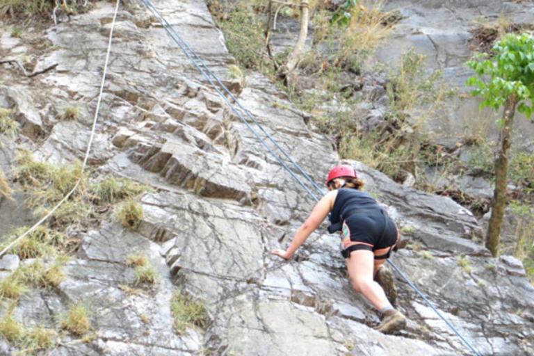 Rock Climbing and Rappelling in Tirthan Valley