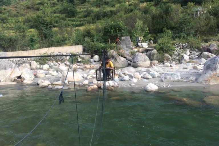 River Crossing in Tirthan Valley